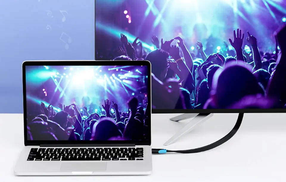Płaski kabel HDMI Vention VAA-B02-L500 5m 4K 60Hz (Czarny)