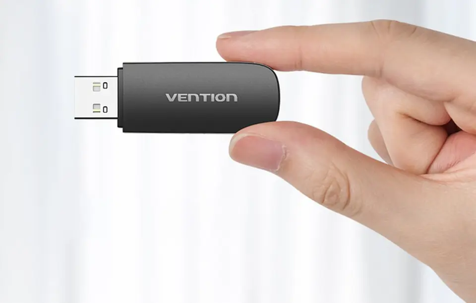 Czytnik kart pamięci 2w1 USB 2.0 A (SD+TF) Vention CLEB0 (czarny)
