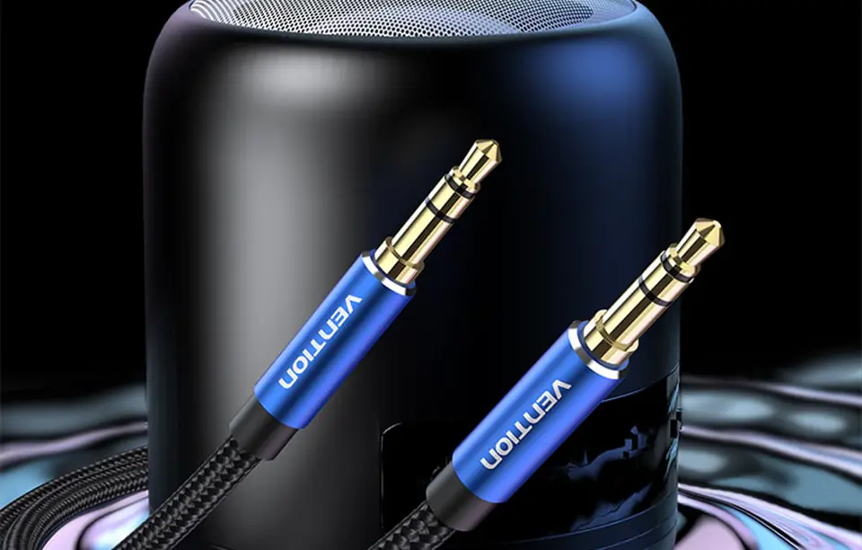Kabel audio 3.5mm mini jack Vention BAWLF 1m niebieski