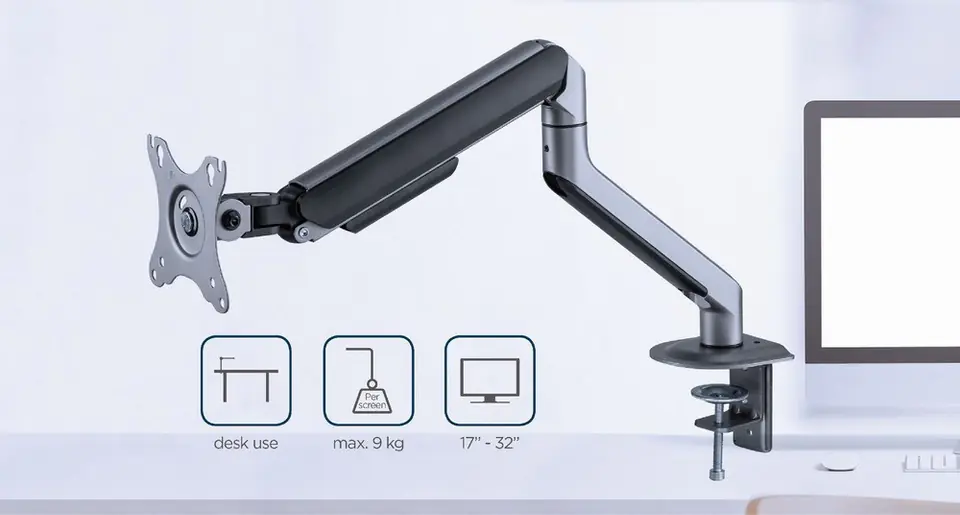 Gembird WM-37F-01 Suporte TV/Monitor 17/37 VESA 200x200 Max 25Kg