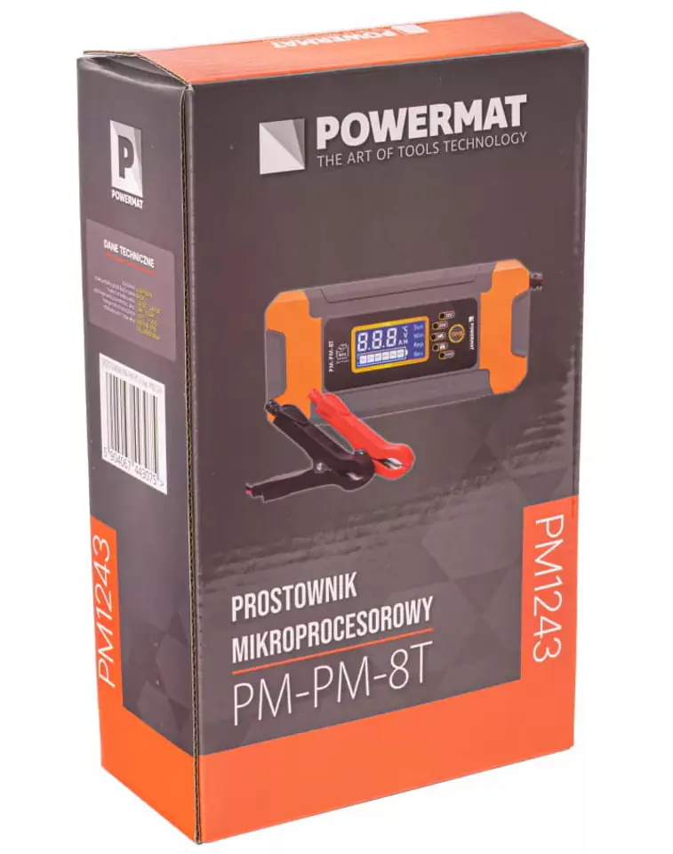 Opakowanie prostownika Powermat PM-PM-8T