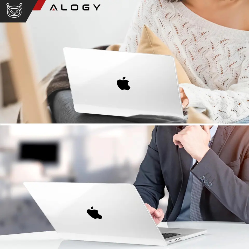 Etui do Macbook Air 15 M2 2023 A2941 Case obudowa pokrowiec Clear Alogy Hard Cover Przezroczyste