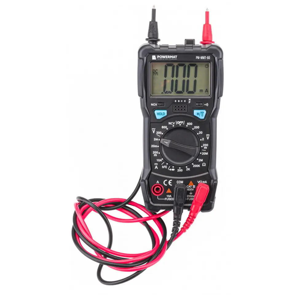 Uniwersalny multimetr cyfrowy Powermat PM-MMT-60