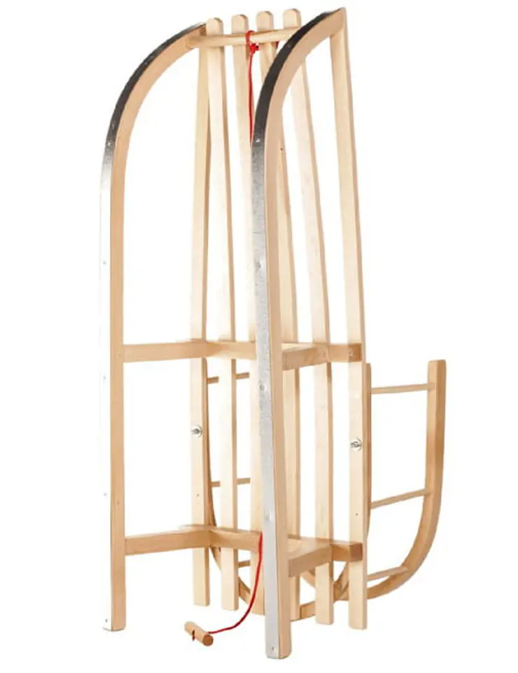 Klasyczne sanki drewniane