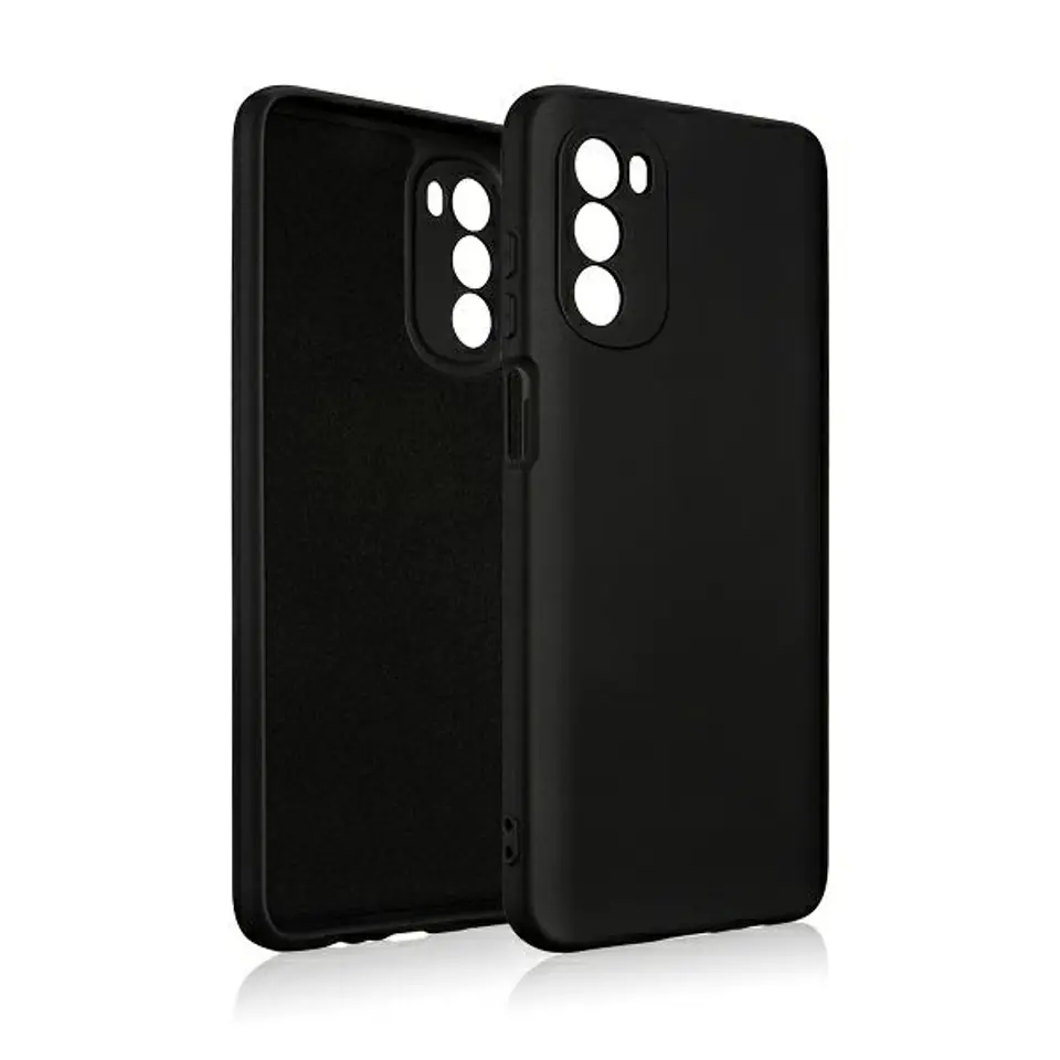 Beline Etui Silicone Motorola Moto G825G czarny/black