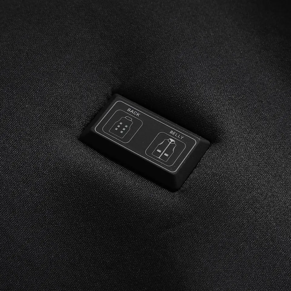 Ogrzewana podgrzewana kamizelka elektryczna kurtka Unisex rozmiar L zimowa Mozos HV4 bezrękawnik czarna