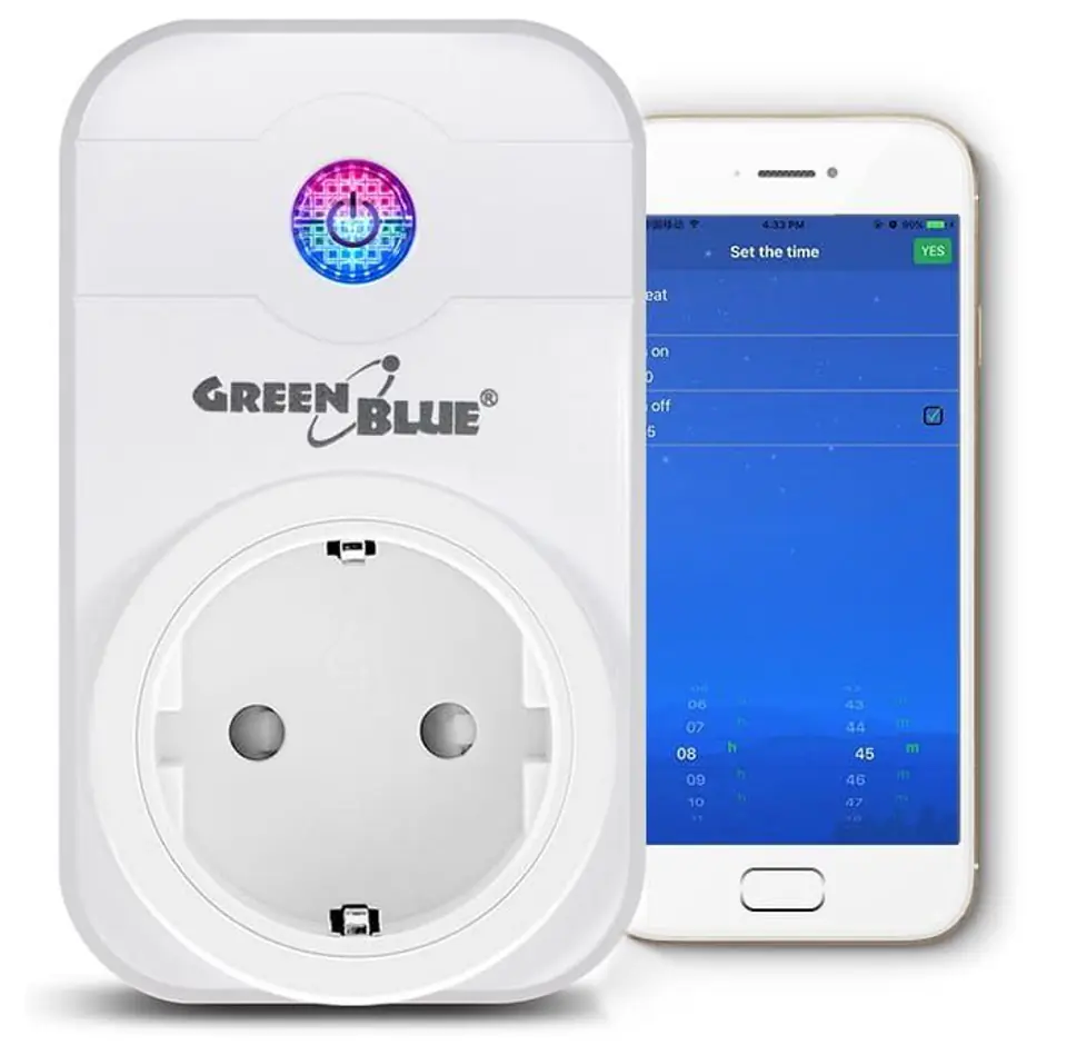 Gniazdko WiFi GreenBlue GB155G