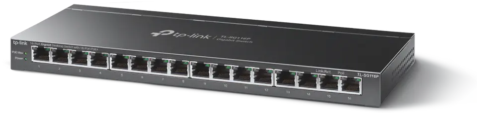Przełącznik TP-LINK TL-SG116P 16x 10/100/1000