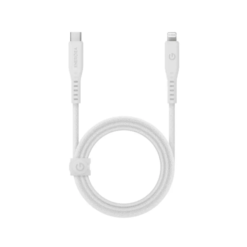 ENERGEA kabel Flow USB-C - LightningC94 MFI 1.5m biały/white 60W 3A PD Fast Charge