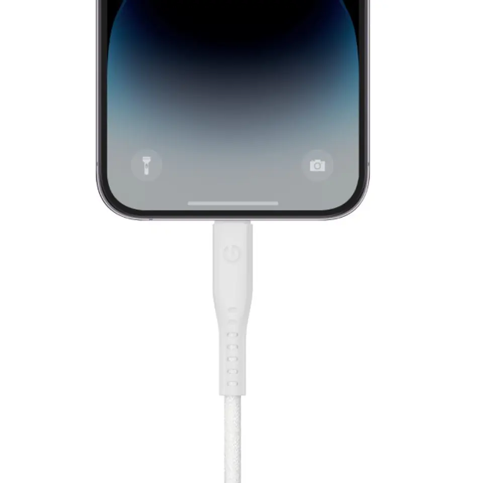 ENERGEA kabel Flow USB-C - Lightning C94 MFI 1.5m biały/white 60W 3A PD Fast Charge