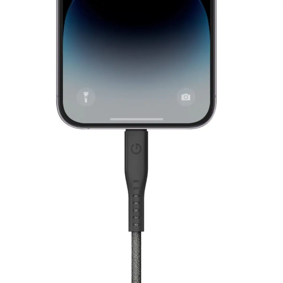 ENERGEA kabel Flow USB-C - LightningC94 MFI 1.5m czarny/black 60W 3A PD Fast Charge