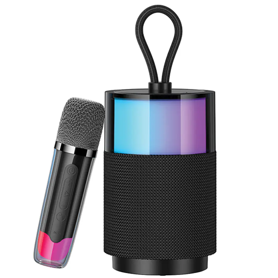 USAMS Głośnik Bluetooth 5.3 YIN Series z bezprzewodowym mikrofonem YX13YX01 (US-YX013)