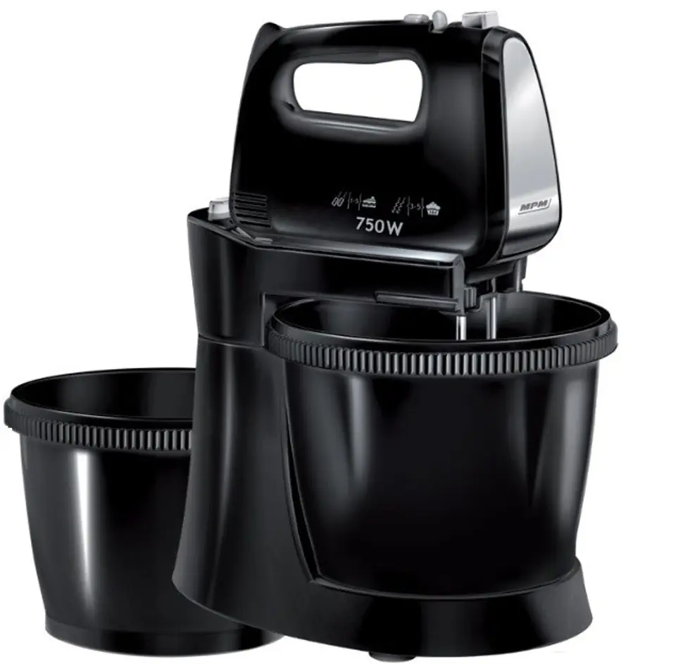 MPM MMR20Z/C HAND MIXER WITH ROTATING BOWL BLACK Wasserman.eu