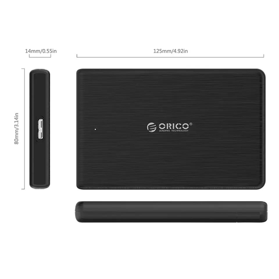 Obudowa zewnętrzna dysku Orico SSD 2,5" + kabel USB 3.0 Micro B