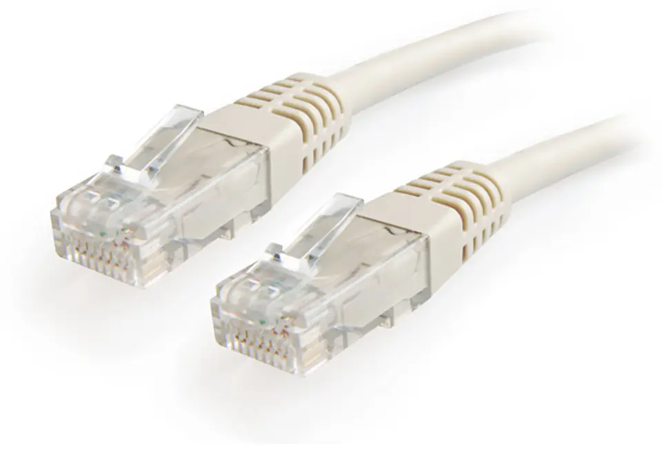 Patchcord UTP Lanberg PCU5-10CC-0050-S (RJ45 - RJ45 ; 0,50m; UTP; kat. 5e; kolor szary)