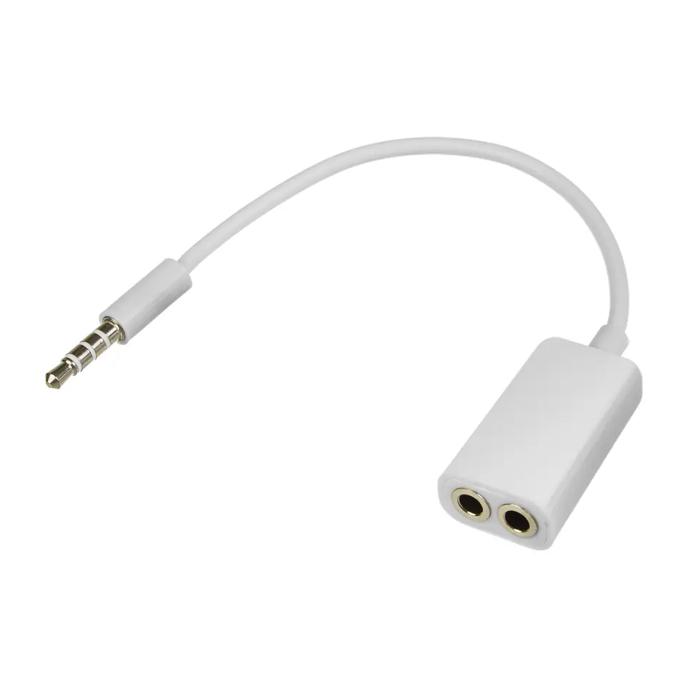 Kabel adapter rozdzielacz 3,5mm słuchawki i mikrofon