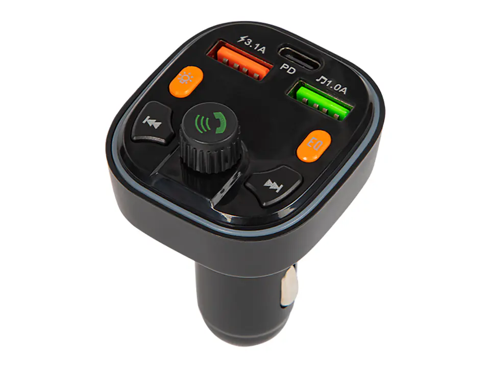 Transmiter FM Bluetooth 5.0 +QC3.0 +PD 20W