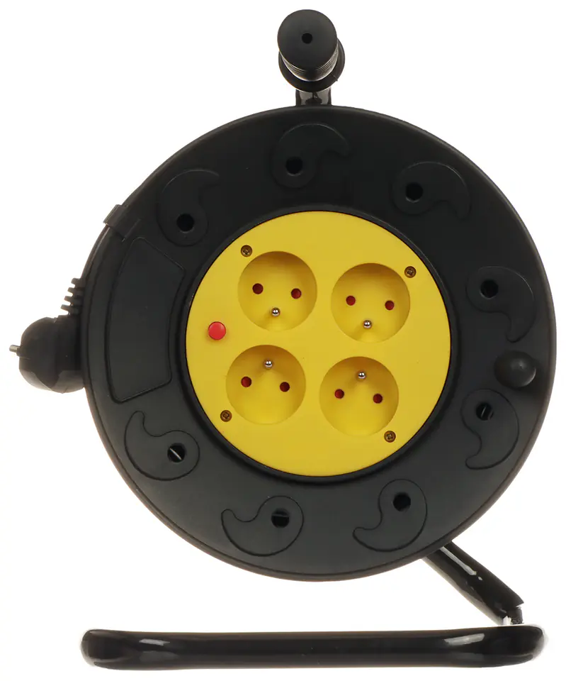 Przedłużacz sieciowy PR-61 4-gniazda z uziemieniem 30m Bęben PCV 3x1,5mm