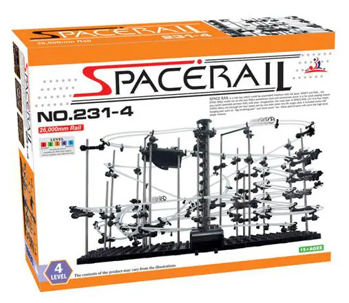 SpaceRail Tor Dla Kulek - Level 4 (25 metrów) Kulkowy Rollercoaster