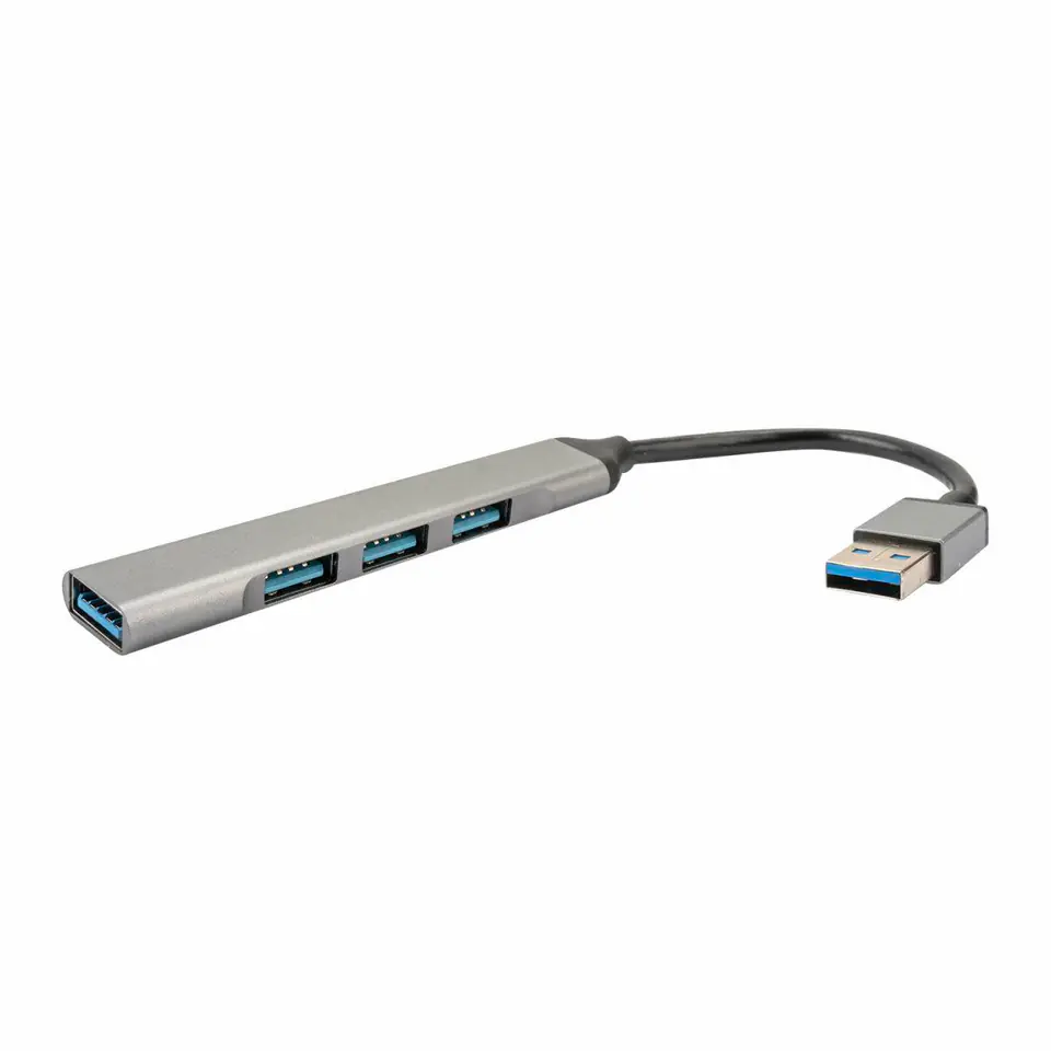4smarts HUB 4w1 USB-A -3xUSB-A 2.0 + USB-A 3.0 space grey 456909