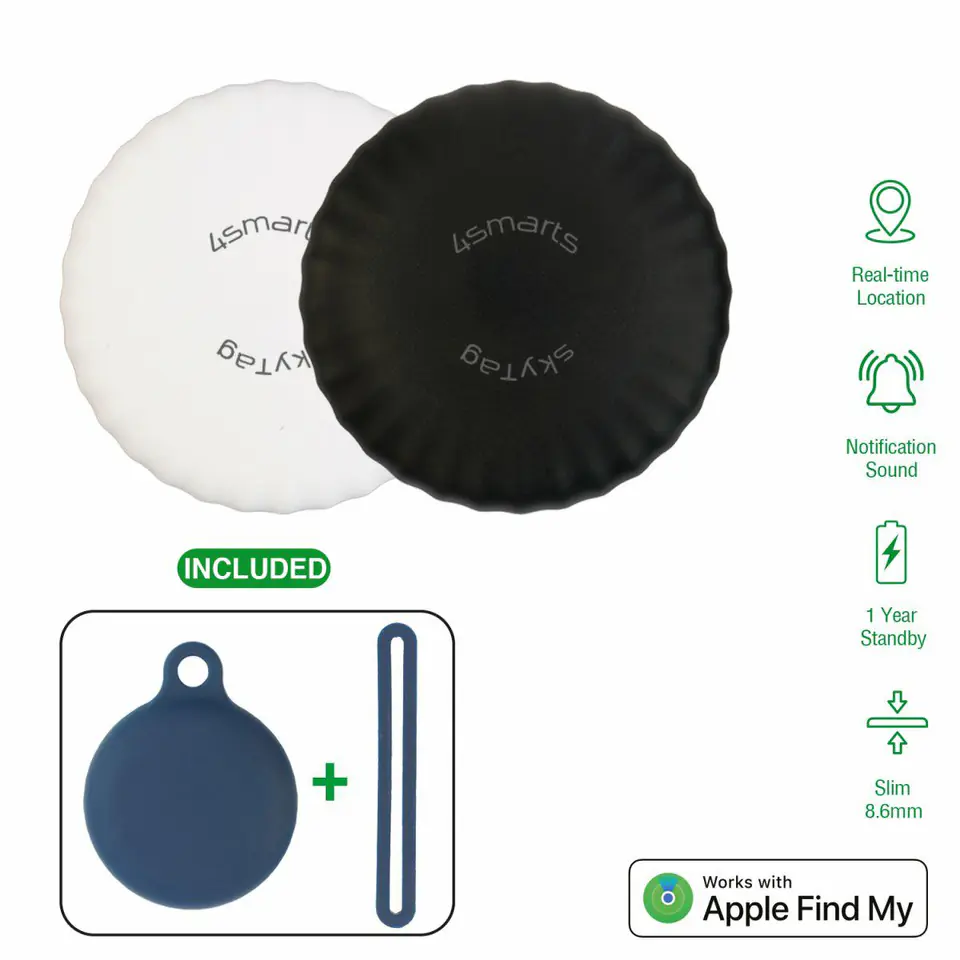4smarts Lokalizator Location FinderSkyTag Slim Set Black+ White 540549