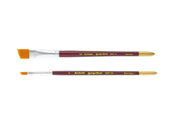 Flat slanted brush - Springer 2054 - size 06 - Toray synthetic bristles