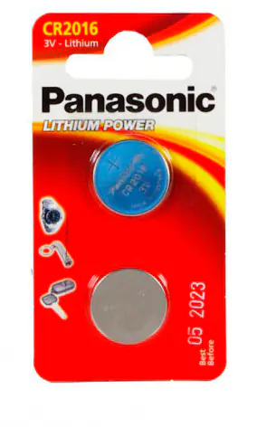 Lithium battery CR2016 3V /blister 2pcs./