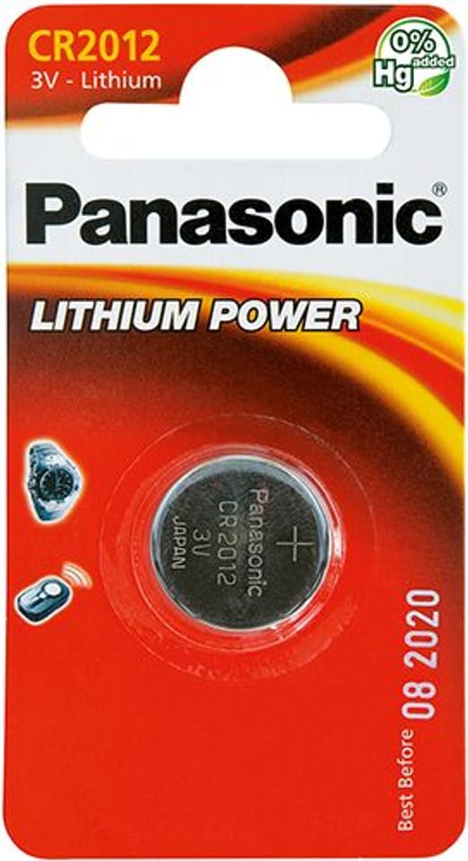 Lithium battery CR2012 3V