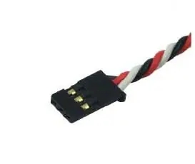 Servo cable with plug, twisted 30cm (FUTABA)