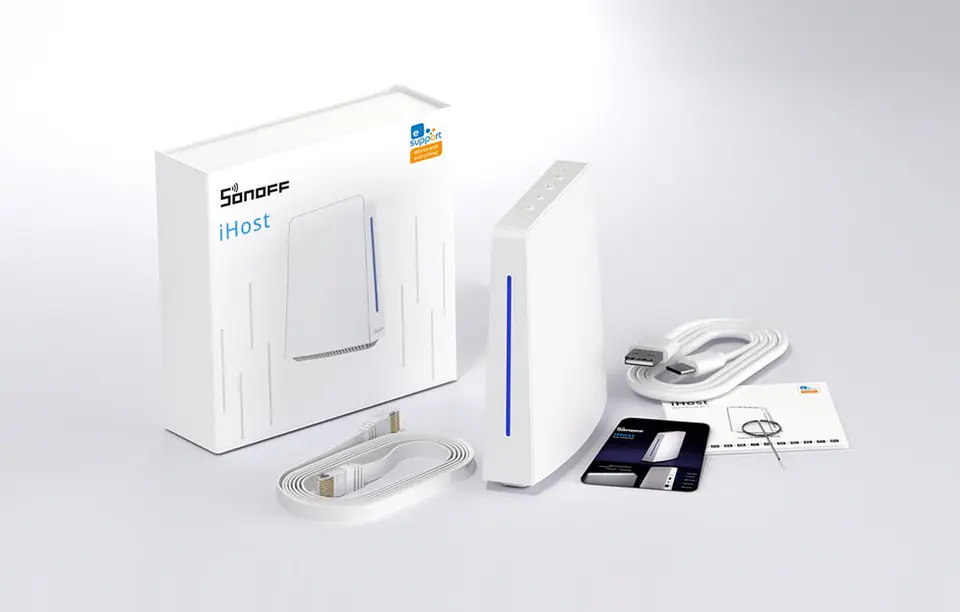 Bramka iHost Hub WiFi, ZigBee, Bluetooth, Matter SONOFF AIBridge, 2GB, LAN