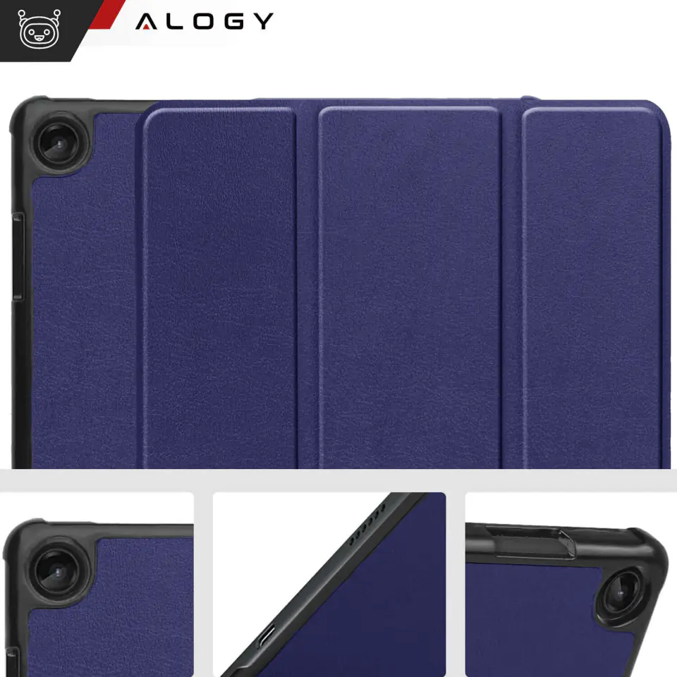 Etui na tablet Lenovo Tab M10 3gen 3 GEN 10.1 2022 TB328FU TB328XU obudowa Case Alogy Book Cover Czarne