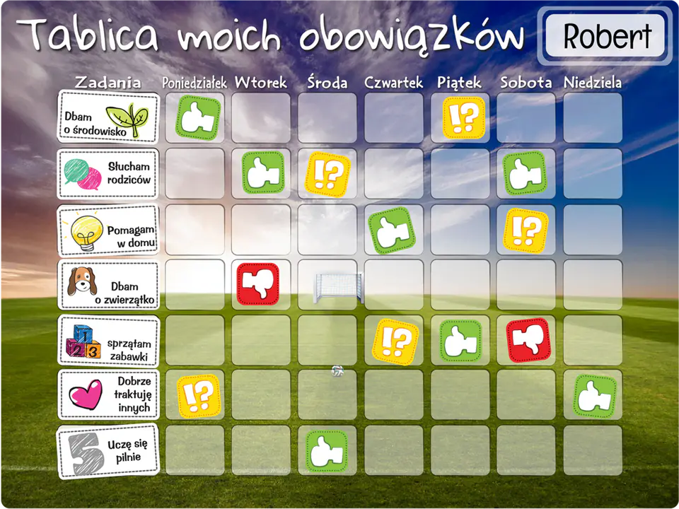 Magnetic Board, Children's Motivational Mat Playground