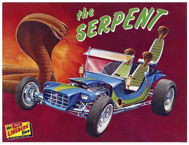 Plastic model - Car Serpent Show Rod 1:16 - Lindberg