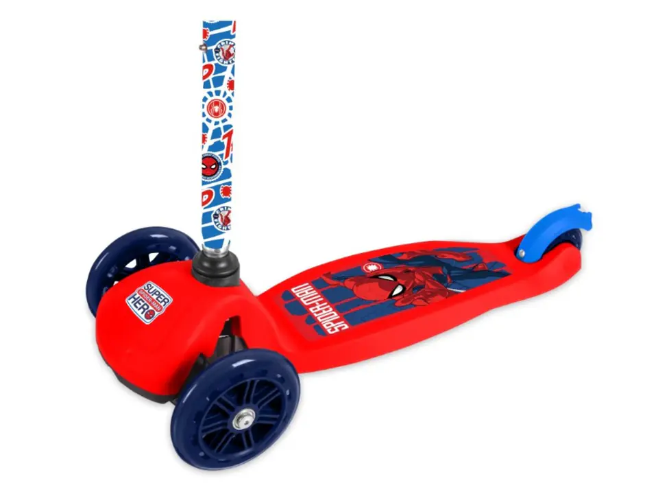 Spiderman 3-wheel scooter