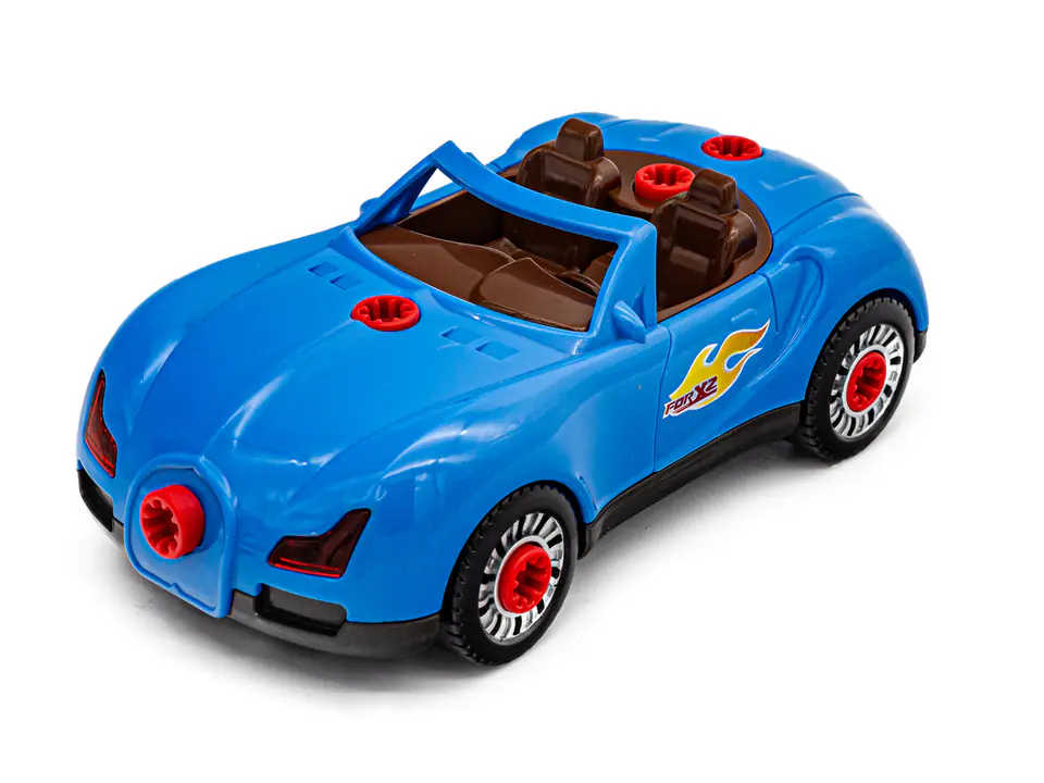 Bugatti Toy Sports Car for Unscrewing and Twisting