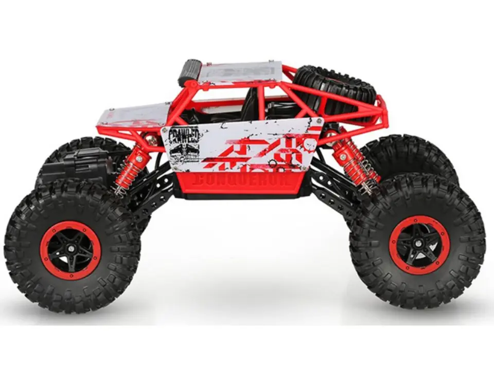 Car Rc ROCK CRAWLER 2.4GHz 1:18 Red