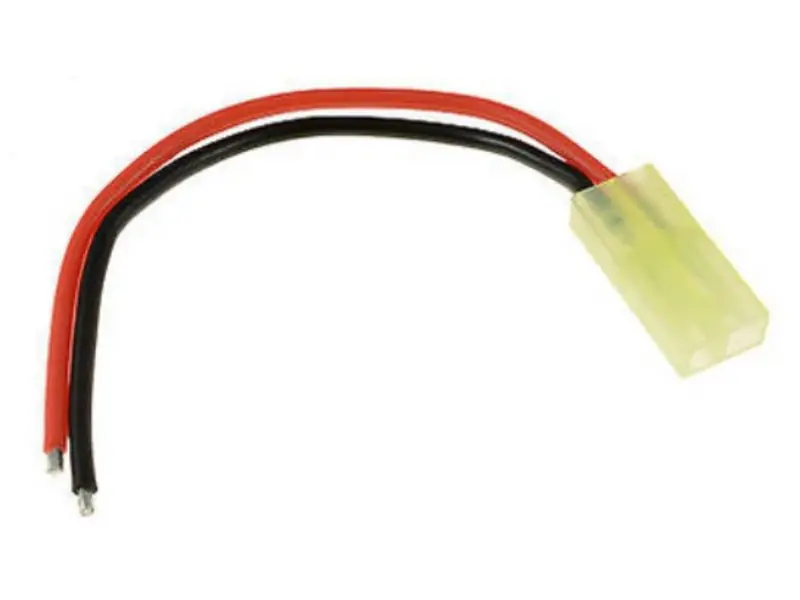 Mini Tamiya Socket with Cable - Female 100mm - (female) 16 AWG