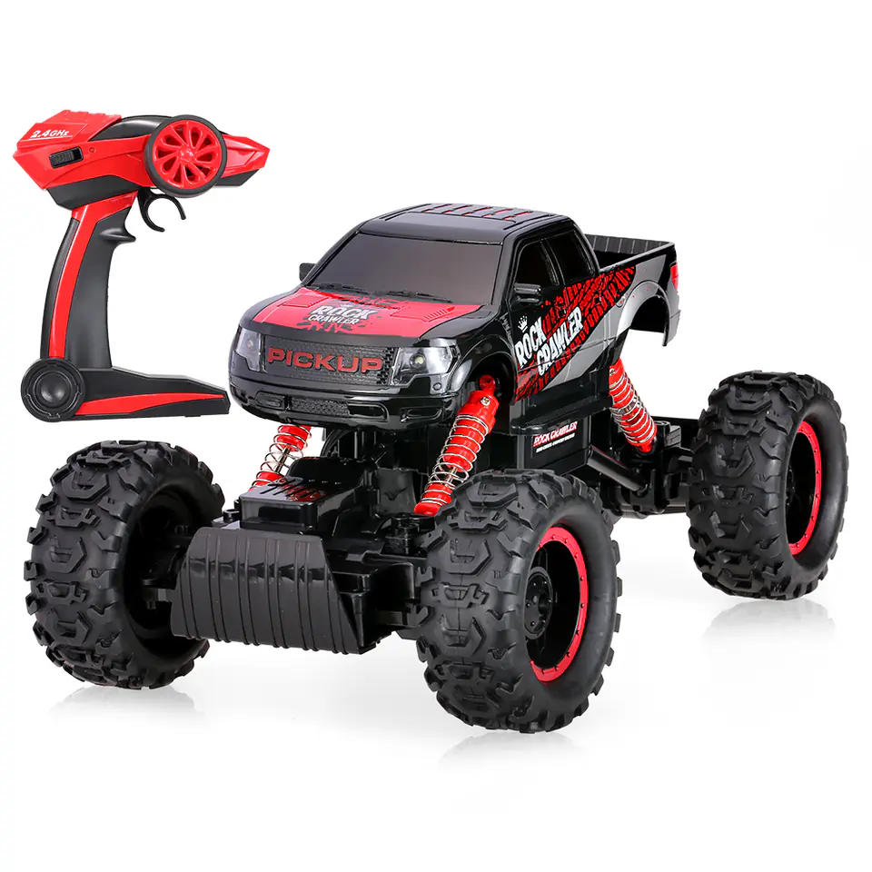 Car Auto Rock Crawler 1:14 2.4GHz 4WD Red