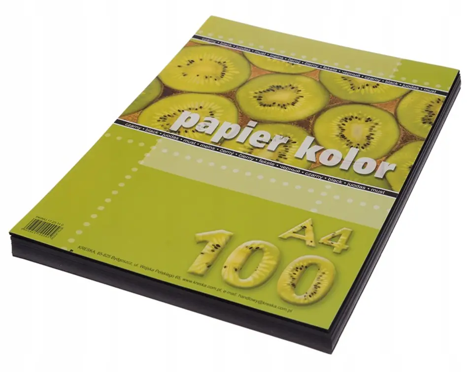 Papier ksero czarny A4 80g KRESKA 100ark