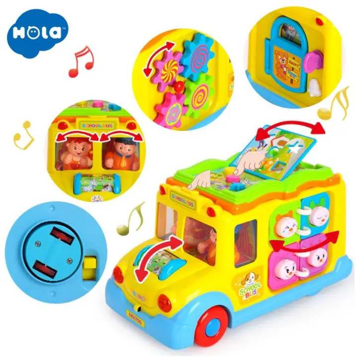 Educational School Bus, Light, Sound