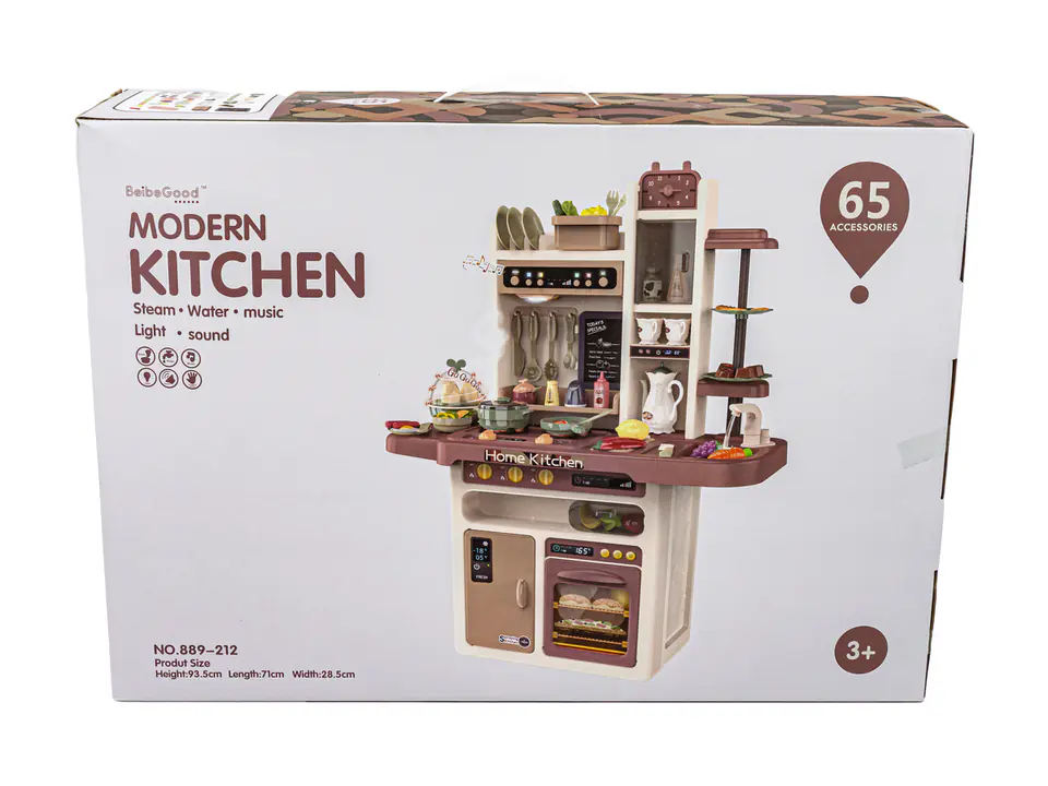 Multifunctional Kitchen With Egg Cooker - Steam And Sound BEIGE