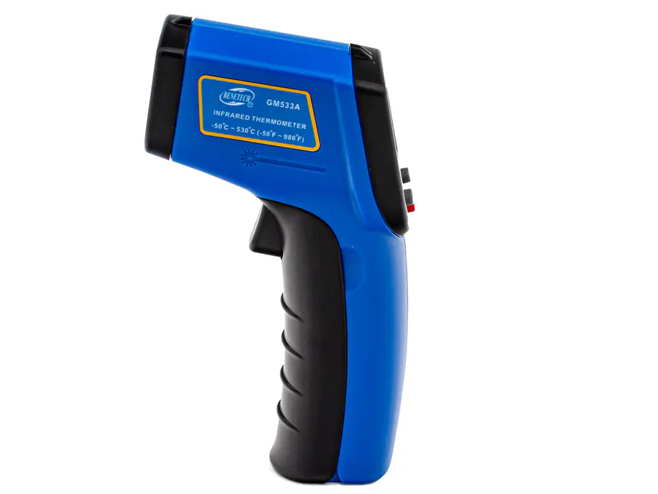 Pyrometer - laser thermometer From-50 to 530°C BENETECH Blue