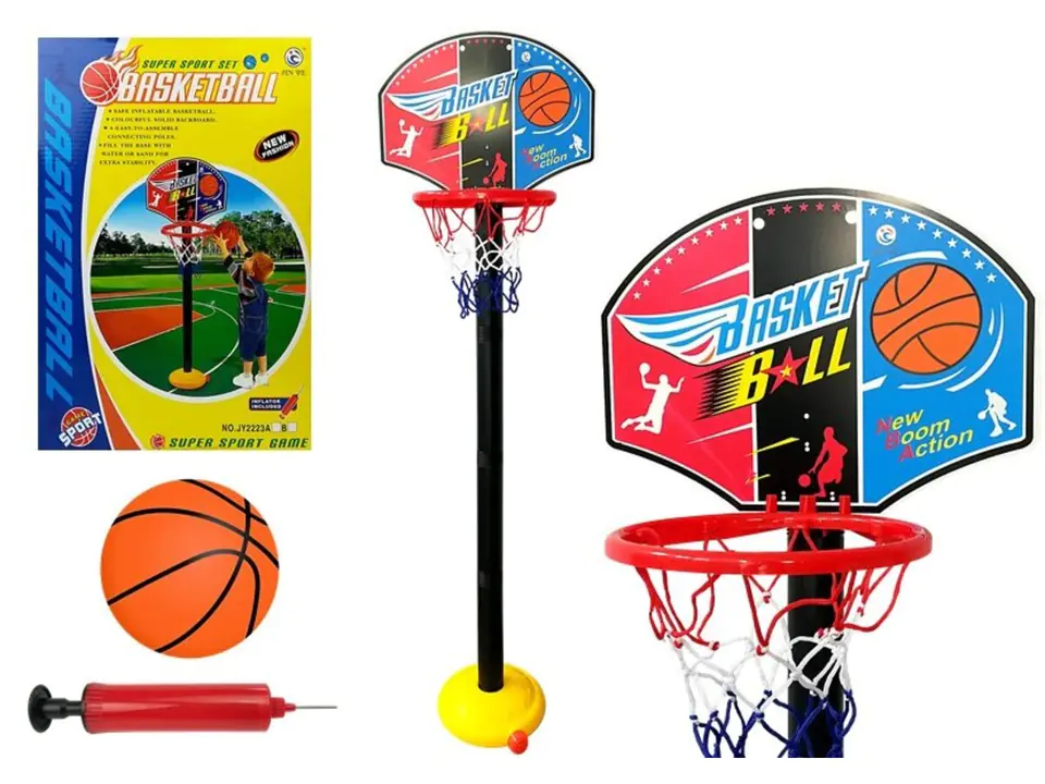 Basketball Set Basket + Ball & Pump Basketball