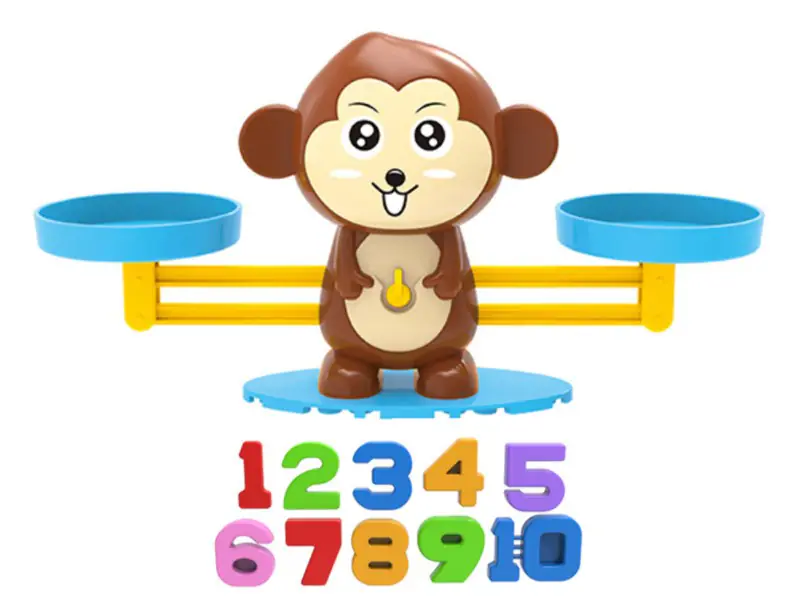 Game Learning to Count - Balance Weighing Pan Monkey - Monkey Balance