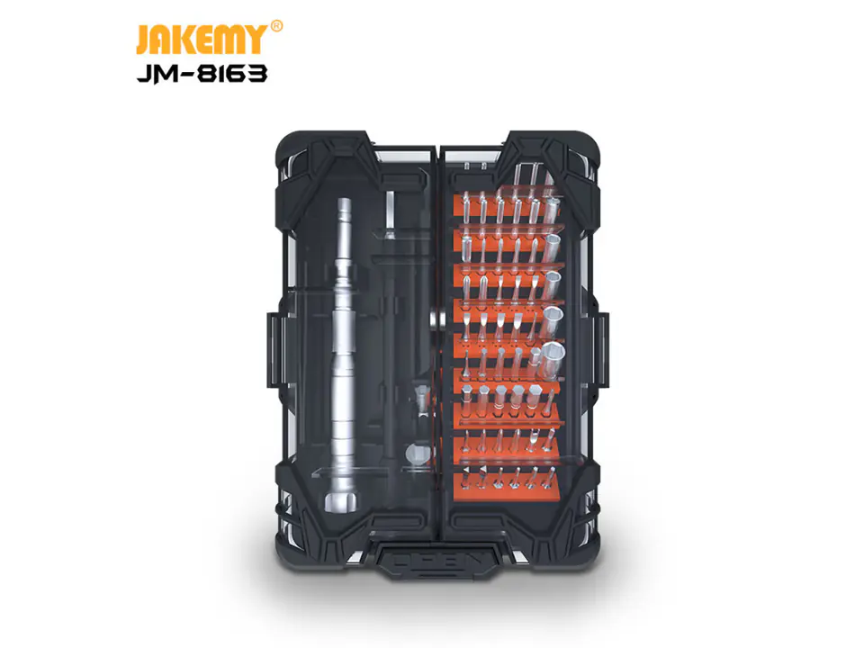 Professional SET of PRECISION TOOLS JAKEMY 62in1