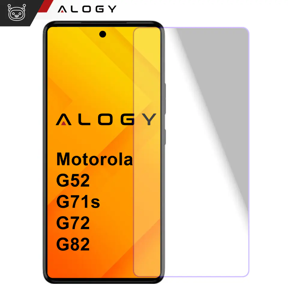 Szkło hartowane do Motorola Moto G52 / G71s / G72 / G82 na ekran Screen Protector Pro+ 9H Alogy