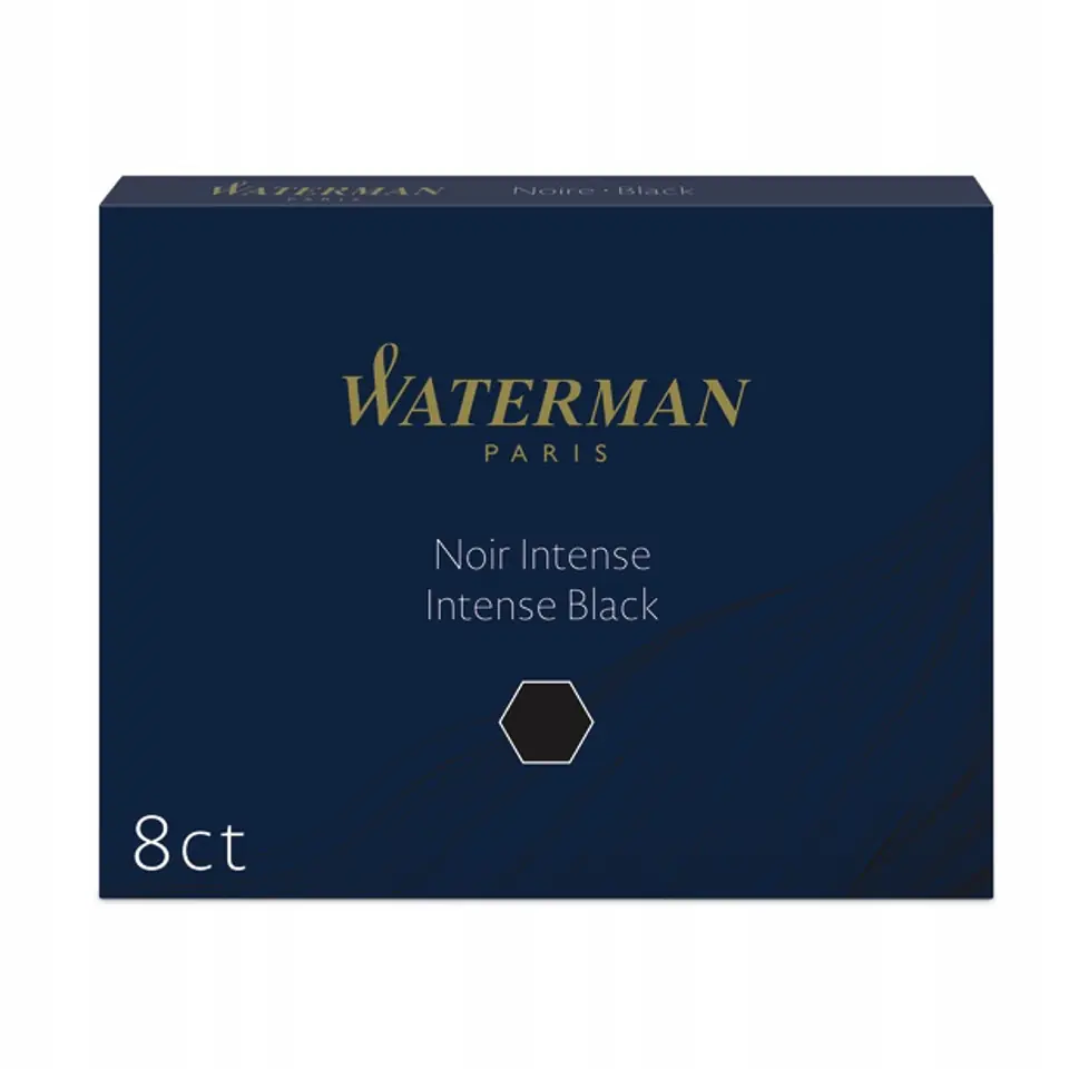 Naboje WATERMAN (8szt.) czarne S0110850