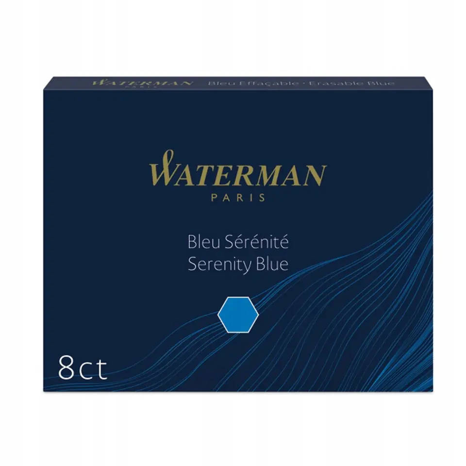 Naboje WATERMAN niebieskie (8szt.) S0110860