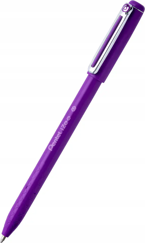 Długopis olejowy z nasadką IZEE BX457-V fioletowy PENTEL