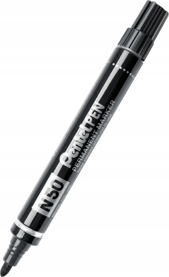 Marker wodoodporny N50-A czarny PENTEL